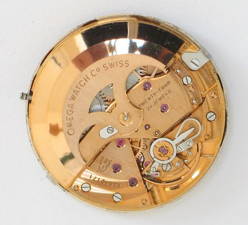 fig 8. EXCEPTIONAL COMPLETELY ORIGINAL 18CT GOLD OMEGA SEAMASTER DE VILLE AUTOMATIC MENS WATCH WITH BOX AND PAPERS