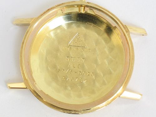 fig 9. EXCEPTIONAL COMPLETELY ORIGINAL 18CT GOLD OMEGA SEAMASTER DE VILLE AUTOMATIC MENS WATCH WITH BOX AND PAPERS