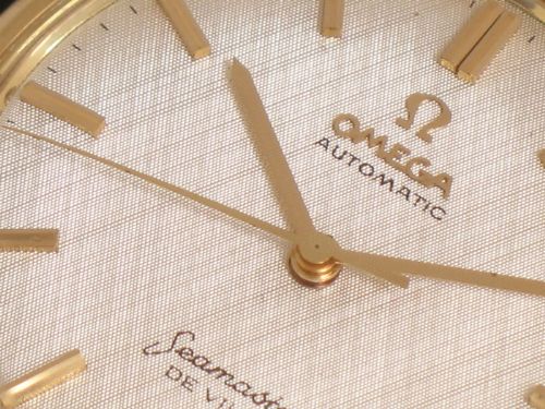 fig 6. STUNNING ORIGINAL SOLID 18CT GOLD OMEGA SEAMASTER DE VILLE AUTOMATIC WITH BOX AND PAPERS