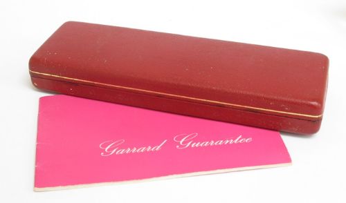 fig 9. STUNNING SOLID 9CT GOLD GARRARD AUTOMATIC MENS WATCH WITH BOX AND PAPERS