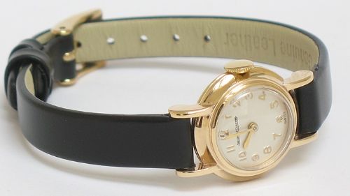 fig 5. LOVELY SOLID 9CT GOLD JAEGER-LECOULTRE LADIES COCKTAIL WATCH C1950