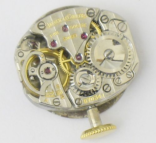 fig 7. LOVELY SOLID 9CT GOLD JAEGER-LECOULTRE LADIES COCKTAIL WATCH C1950