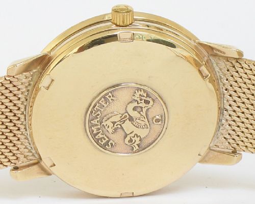 fig 2. SOLID 9CT GOLD OMEGA SEAMASTER AUTOMATIC MENS WATCH