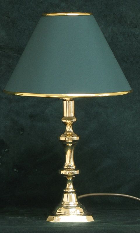 fig 1. PAIR OF VICTORIAN SOLID BRASS TABLE OR DESK LAMPS C1860