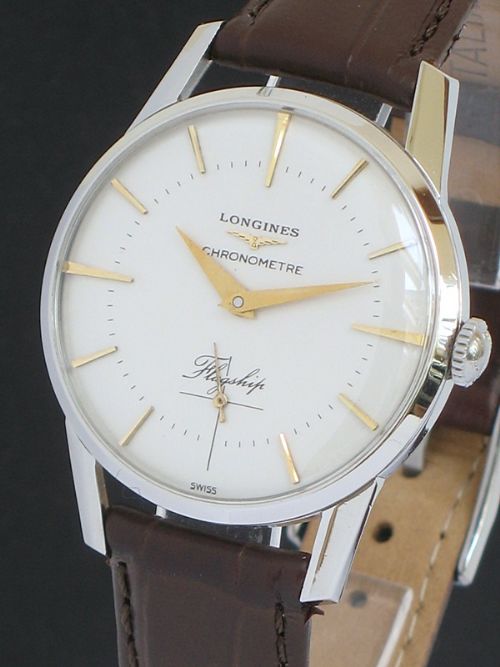 fig 1. EXTREMELY RARE LONGINES FLAGSHIP 101 30L CHRONOMETRE MENS WATCH C1955