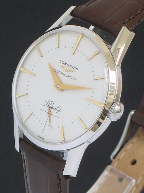 fig 2. EXTREMELY RARE LONGINES FLAGSHIP 101 30L CHRONOMETRE MENS WATCH C1955