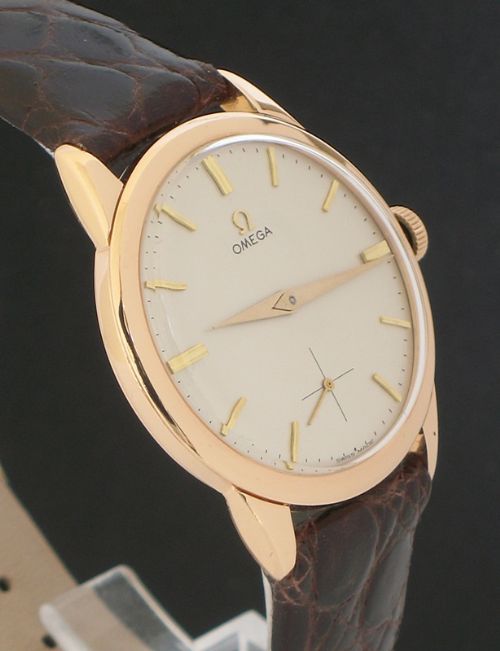 fig 2. STUNNING SOLID 18CT 18K ROSE GOLD OMEGA CALIBRE 267 MENS WATCH C1958