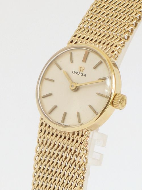 fig 2. BEAUTIFUL SOLID 9CT GOLD LADIES OMEGA COCKTAIL WATCH
