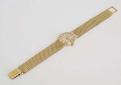 fig 4. BEAUTIFUL SOLID 9CT GOLD LADIES OMEGA COCKTAIL WATCH