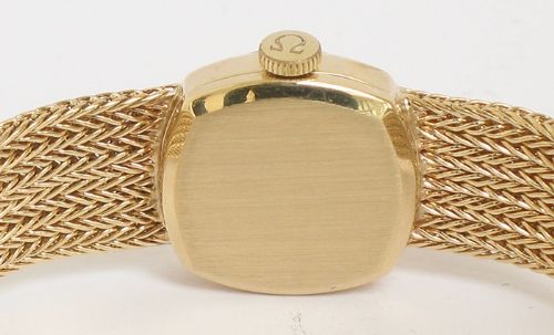 fig 8. BEAUTIFUL SOLID 9CT GOLD OMEGA LADIES COCKTAIL WATCH 