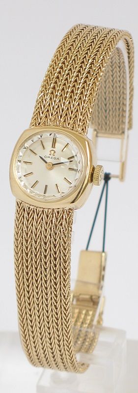 fig 10. BEAUTIFUL SOLID 9CT GOLD OMEGA LADIES COCKTAIL WATCH 