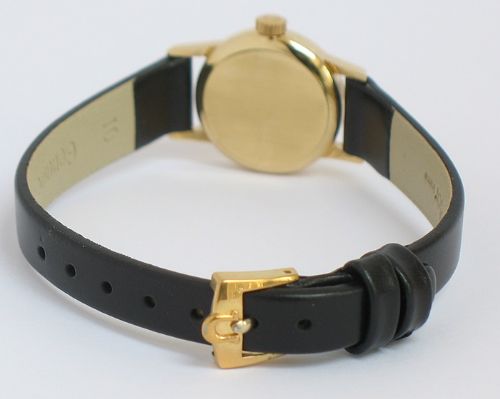 fig 4. SOLID 18CT GOLD OMEGA LADIES COCKTAIL WATCH