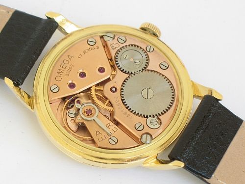 Stunning Original Solid 18ct Gold Omega Tresor Oversize Mens Watch C1952-53