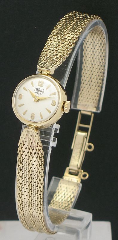 Beautiful Solid 9ct Gold Rolex Tudor Royal Ladies Cocktail Watch