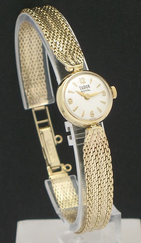 fig 1. BEAUTIFUL SOLID 9CT GOLD ROLEX TUDOR ROYAL LADIES COCKTAIL WATCH