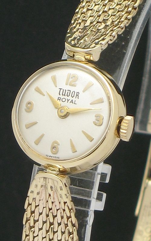 fig 2. BEAUTIFUL SOLID 9CT GOLD ROLEX TUDOR ROYAL LADIES COCKTAIL WATCH