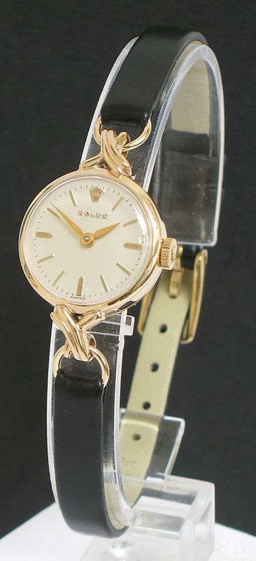 Pretty Solid 9ct Gold Rolex Ladies Cocktail Watch C1960