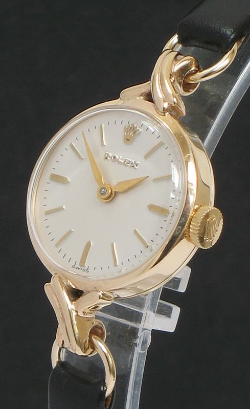 fig 2. PRETTY SOLID 9CT GOLD ROLEX LADIES COCKTAIL WATCH C1960