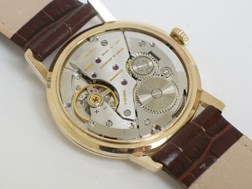 fig 5. STUNNING ORIGINAL SOLID 9CT GOLD LONGINES 6942 HF MENS WATCH