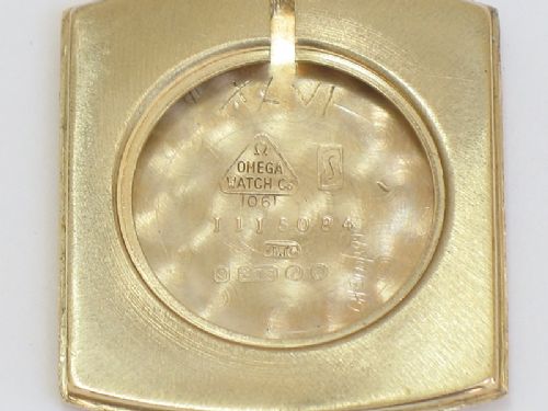fig 7. RARE ORIGINAL SOLID 9CT GOLD OMEGA DE VILLE ART DECO MENS WATCH