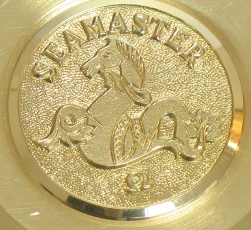 fig 5. OUTSTANDING RARE MINT ORIGINAL CONDITION 18ct GOLD OMEGA SEAMASTER DE VILLE AUTOMATIC MENS WATCH WITH INNER AND OUTER BOXES
