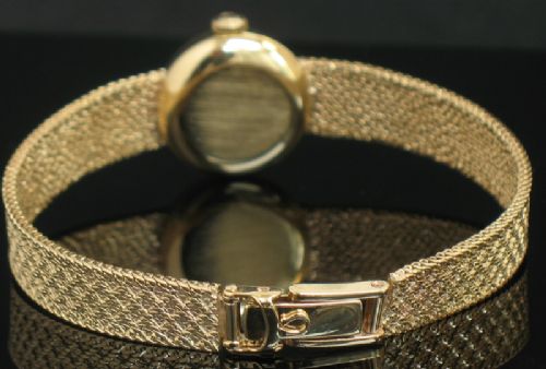 fig 6. BEAUTIFUL SOLID 9CT GOLD OMEGA LADYMATIC AUTOMATIC LADIES COCKTAIL WATCH