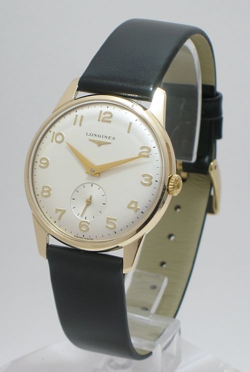 Superb Solid 9ct Gold Longines Slimline Dress Watch