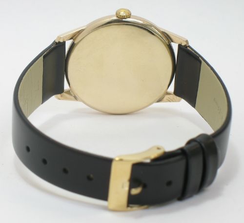 fig 5. SUPERB SOLID 9CT GOLD LONGINES SLIMLINE DRESS WATCH