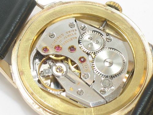 fig 6. SUPERB SOLID 9CT GOLD LONGINES SLIMLINE DRESS WATCH
