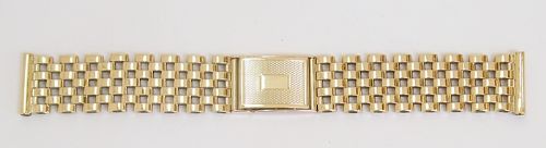 Solid 9ct Gold Mens Watch Bracelet or Strap C1947