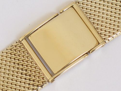fig 1. SOLID 9CT GOLD MENS WATCH BRACELET OR STRAP