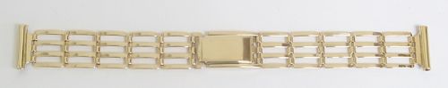 Wonderful Solid 9ct Gold Mens Watch Bracelet or Strap C1958