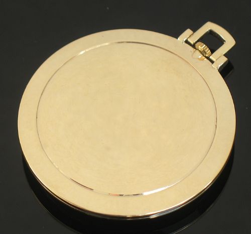 fig 2. STUNNING SOLID 9CT GOLD VERTEX REVUE ART DECO MENS POCKET WATCH