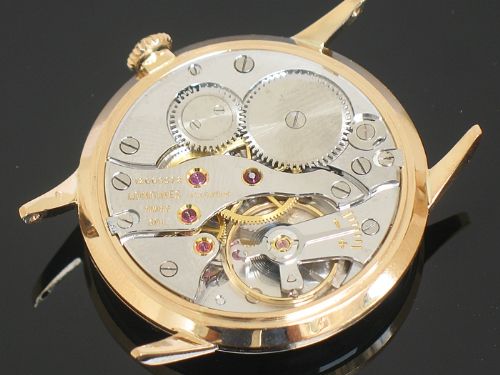 fig 7. COMPLETELY ORIGINAL 18CT 18K SOLID ROSE GOLD LONGINES FLAGSHIP 30L OVERSIZE MENS WATCH WITH ORIGINAL BOX