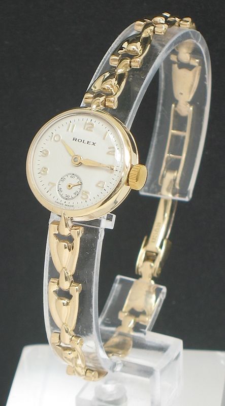 Stunning Solid 9ct Gold Rolex Ladies Cocktail Watch C1956