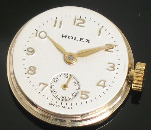 fig 3. STUNNING SOLID 9CT GOLD ROLEX LADIES COCKTAIL WATCH C1956
