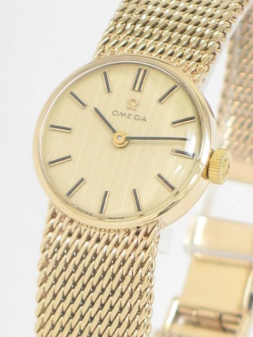 fig 2. BEAUTIFUL SOLID 9CT GOLD OMEGA LADIES COCKTAIL WATCH
