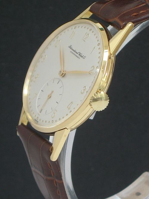 fig 3. OUTSTANDING SOLID 18CT 18K GOLD IWC INTERNATIONAL WATCH COMPANY CALIBRE 83 MENS WATCH C1945