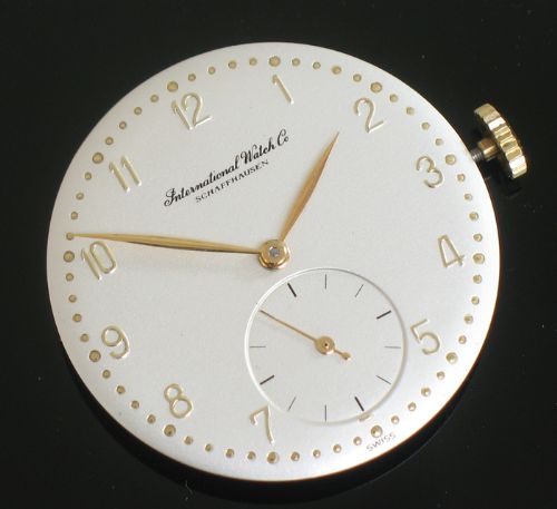 fig 7. OUTSTANDING SOLID 18CT 18K GOLD IWC INTERNATIONAL WATCH COMPANY CALIBRE 83 MENS WATCH C1945