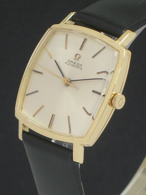 fig 3. INCREDIBLE ORIGINAL SOLID 18CT GOLD OMEGA AUTOMATIC MENS WATCH