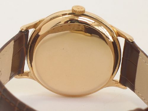 fig 3. COMPLETELY ORIGINAL SOLID 18CT ROSE GOLD OMEGA CALIBRE 269 MENS WATCH