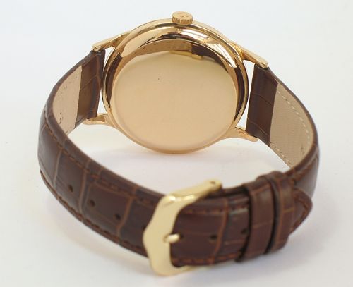 fig 4. COMPLETELY ORIGINAL SOLID 18CT ROSE GOLD OMEGA CALIBRE 269 MENS WATCH