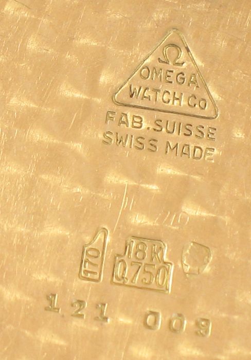 fig 8. COMPLETELY ORIGINAL SOLID 18CT ROSE GOLD OMEGA CALIBRE 269 MENS WATCH