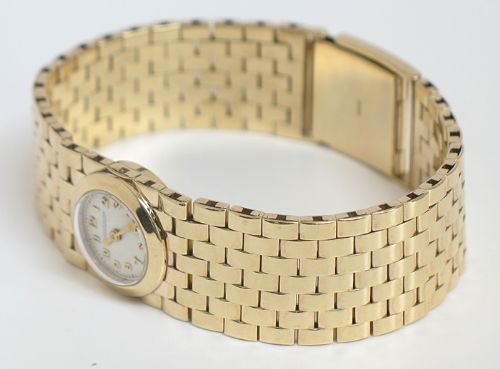 fig 9. AMAZING HEAVY SOLID 9CT GOLD JAEGER-LECOULTRE LADIES BACKWIND COCKTAIL WATCH