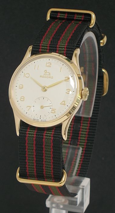Superb Solid 9ct Gold Longines Record Mens Watch