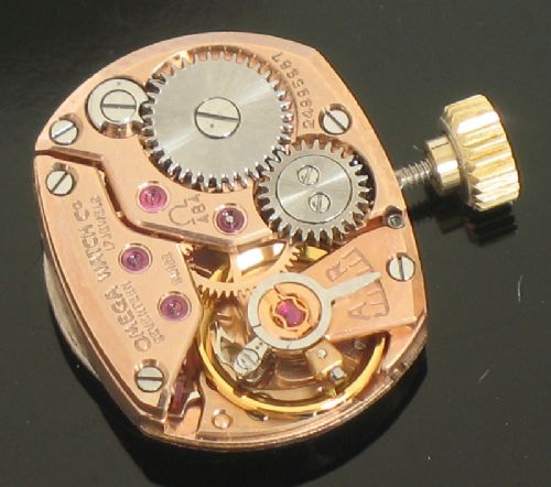 fig 5. BEAUTIFUL SOLID 18CT GOLD OMEGA DE VILLE LADIES COCKTAIL WATCH