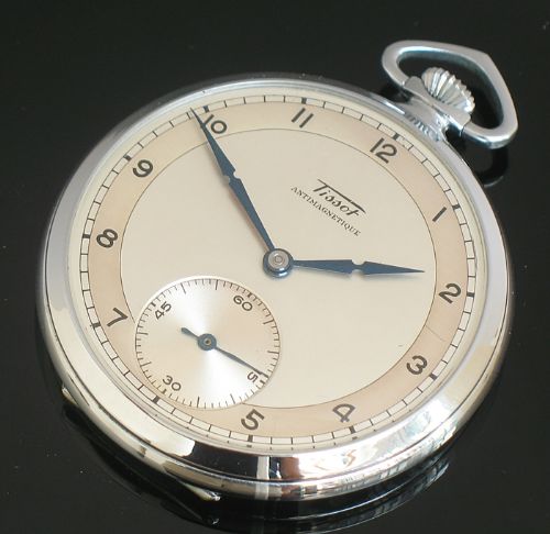 fig 1. STUNNING ORIGINAL TISSOT ART DECO POCKET WATCH C1930