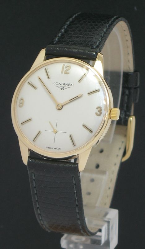 Superb Solid 9ct Gold Longines Hf Mens Watch