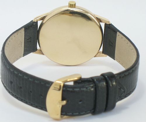 fig 5. SUPERB SOLID 9CT GOLD LONGINES HF MENS WATCH