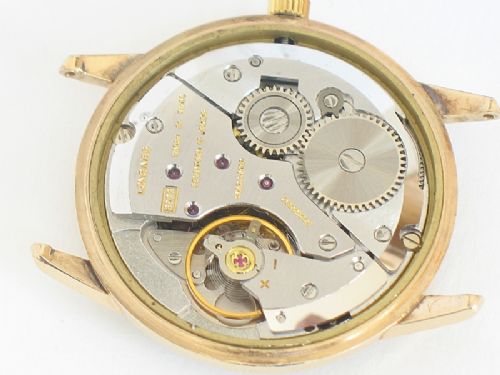 fig 8. SUPERB SOLID 9CT GOLD LONGINES HF MENS WATCH